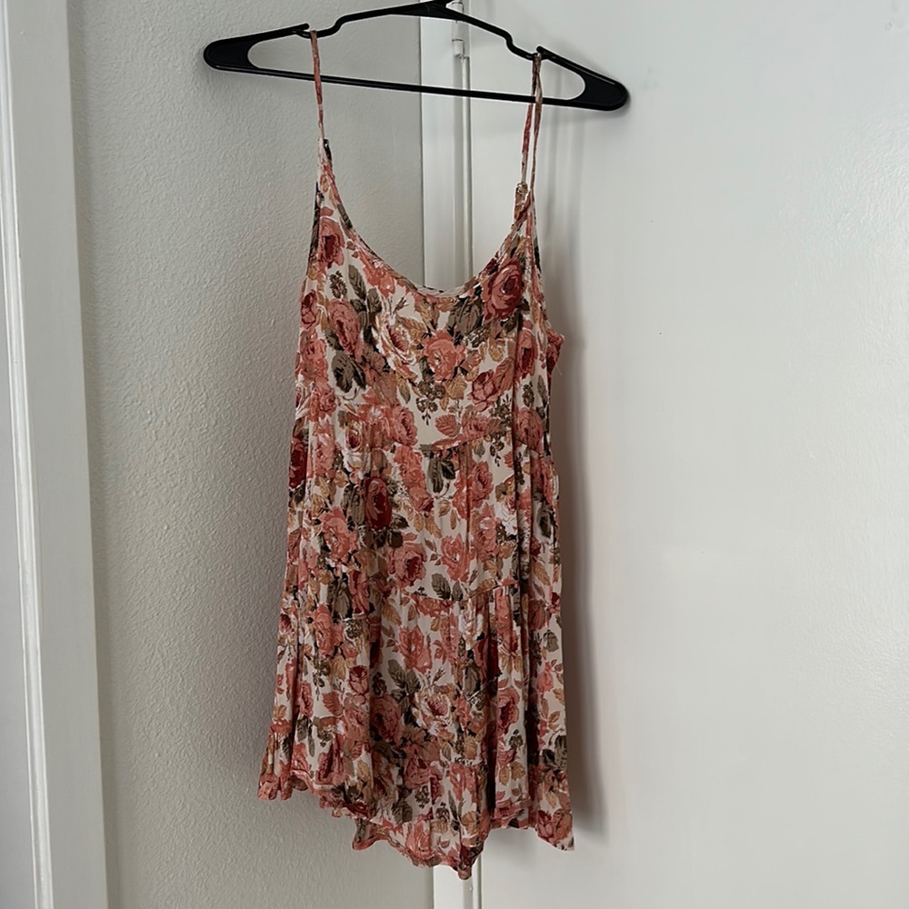 Brandy Melville floral sun dress Small